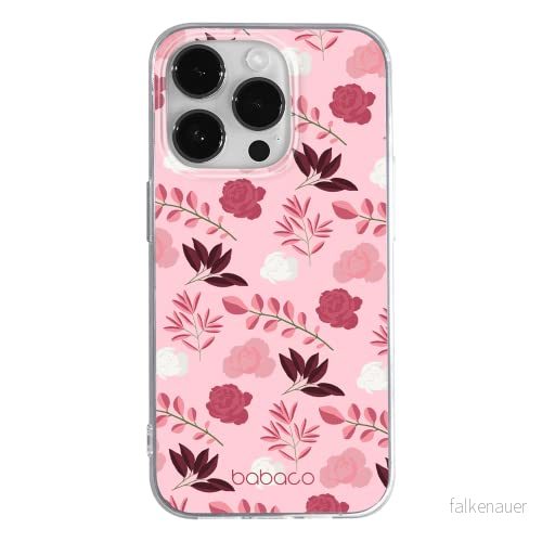 ERT GROUP mobiltelefonfodral för Apple Iphone 14 PRO originalt och officiellt licensierat Babaco mönster Flowers 020 optimalt anpassad till formen på mobiltelefonen, fodral tillverkad av TPU plast 5905131918413
