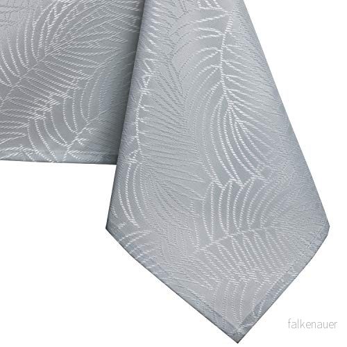 AmeliaHome bordsduk, 60 x cm mellanfilt, fläckskydd, lotuseffekt, tvättbar, vattenavvisande, ornament silver Gaia 4251758685322