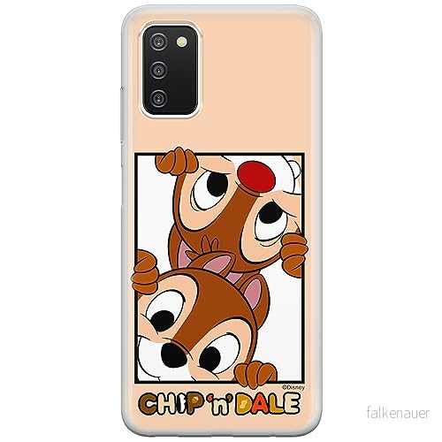 ERT GROUP mobiltelefonfodral för Samsung A03S originalt och officiellt licensierat Disney mönster Chip & Dale 005 optimalt anpassad till formen på mobiltelefonen, fodral tillverkad av TPU plast 5905795022594