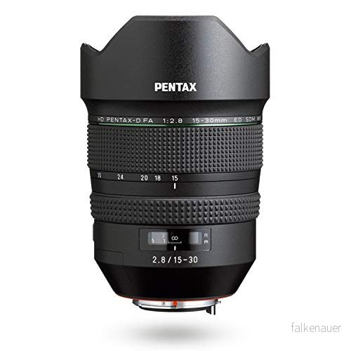 Pentax, HD Pentax D FA 15 30 mm F2.8ED SDM WR W/CASE, ultrabevinkel zoomobjektiv högupplöst bild väderbeständig konstruktion extra skarpa bilder med hög kontrast höghastighets AF, svart 27075296466
