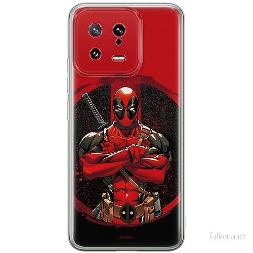 ERT GROUP mobiltelefonfodral för Xiaomi 13 originalt och officiellt licensierat Marvel mönster Deadpool 006 optimalt anpassad till formen på mobiltelefonen, fodral tillverkad av TPU plast 5905511912000
