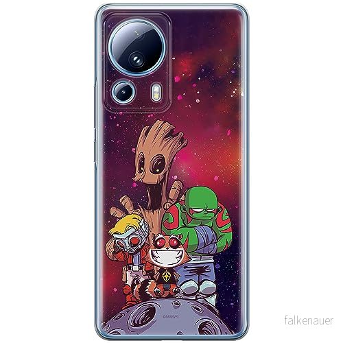 ERT GROUP mobiltelefonfodral för Xiaomi 13 LITE/CIVI 2 originalt och officiellt licensierat Marvel mönster Guardians of the Galaxy 017, fodral tillverkad av TPU plast 5905511932381