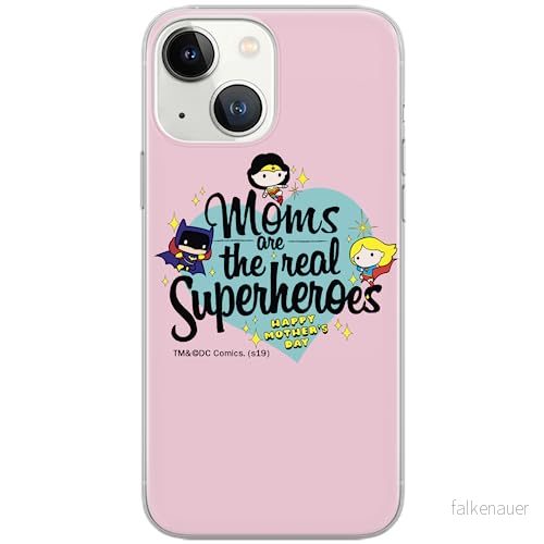 ERT GROUP mobiltelefonfodral för Iphone 13 MINI originalt och officiellt licensierat DC mönster Super Girls 005 Vit optimalt anpassad till formen på mobiltelefonen, fodral tillverkad av TPU plast 5903932846416
