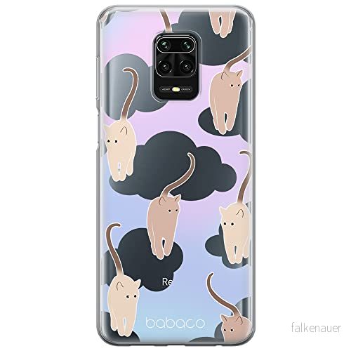 ERT GROUP mobiltelefonfodral för Xiaomi REDMI NOTE 9 PRO/ 9S originalt och officiellt licensierat Babaco mönster Cats 015 optimalt anpassad till formen på mobiltelefonen, gedeeltelijk transparant 5905131117144