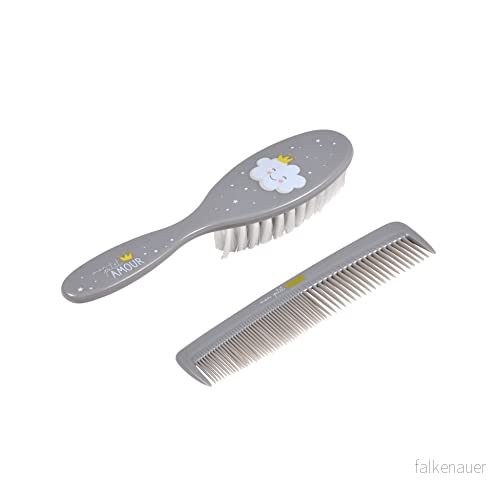 BEBE DOUCEUR, Barns frisörset 2 st kam+Essen'Sky Cloud Brush 3574380061168