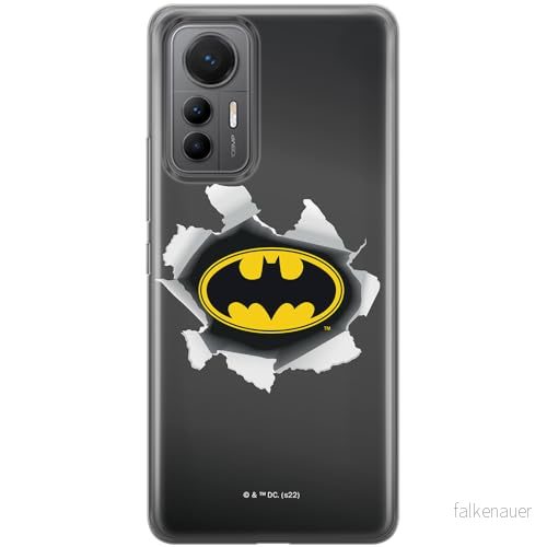 ERT GROUP mobiltelefonfodral för Xiaomi 12 LITE originalt och officiellt licensierat DC mönster Batman 059 optimalt anpassad till formen på mobiltelefonen, fodral tillverkad av TPU plast 5905511513184