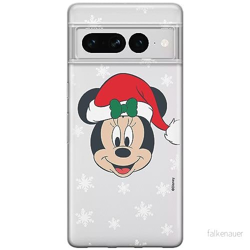 ERT GROUP mobiltelefonfodral för Google PIXEL 7 PRO originalt och officiellt licensierat Disney mönster Minnie 061 optimalt anpassad till formen på mobiltelefonen, gedeeltelijk transparant 5905795163228
