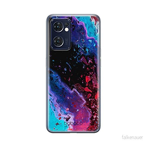 ERT GROUP mobiltelefonfodral för Oppo RENO 7 5G originalt och officiellt licensierat Babaco mönster Abstrakt 016 optimalt anpassad till formen på mobiltelefonen, fodral tillverkad av TPU plast 5905511305253