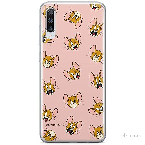 ERT GROUP mobiltelefonfodral för Samsung A70 originalt och officiellt licensierat Tom and Jerry mönster 008 optimalt anpassad till formen på mobiltelefonen, fodral tillverkad av TPU plast 5904805261893