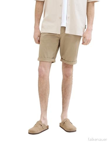 TOM TAILOR Bermudashorts för män, 11018 chinchilla, 30 4067672247764