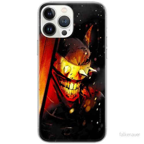 ERT GROUP mobiltelefonfodral för Samsung S10 Lite/A91 originalt och officiellt licensierat DC mönster Batman Who Laughs 005 Vit anpassad till formen på mobiltelefonen, fodral tillverkad av TPU plast 5903932034769