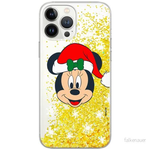 ERT GROUP mobiltelefonfodral för Apple Iphone XR originalt och officiellt licensierat Disney mönster Minnie 061 Vit optimalt anpassad till formen på mobiltelefonen, med glitter overflow effekt 5903932082432