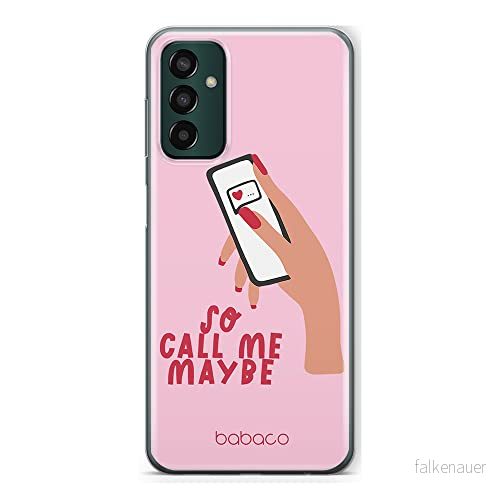 ERT GROUP mobiltelefonfodral för Samsung M13 4G originalt och officiellt licensierat Babaco mönster Call me maybe 001 optimalt anpassad till formen på mobiltelefonen, fodral tillverkad av TPU plast 5905511332617
