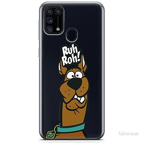 ERT GROUP mobiltelefonfodral för Samsung M31 originalt och officiellt licensierat Scooby Doo mönster 007 optimalt anpassad till formen på mobiltelefonen, gedeeltelijk transparant 5904805482366