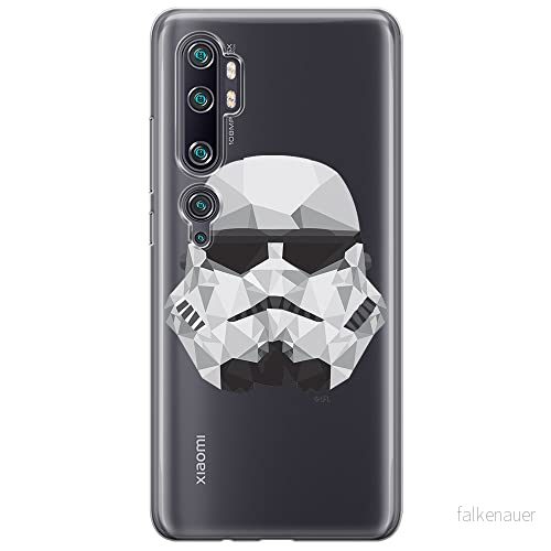 ERT GROUP mobiltelefonfodral för Xiaomi MI NOTE 10 / PRO originalt och officiellt licensierat Star Wars mönster Stormtrooper 008, gedeeltelijk transparant 5904805582219