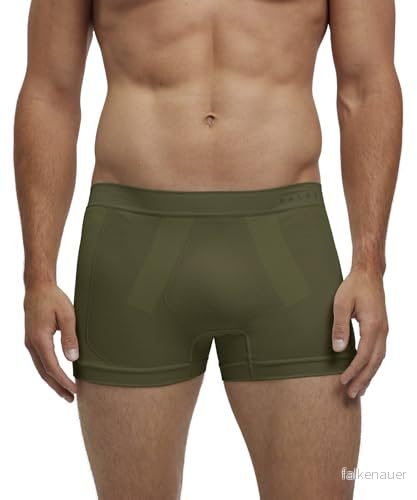 FALKE herr Baselayer underkläder Warm M BX funktionellt material snabbtorkande 1 styck, grön (örter 7754) nytt miljövänligt, XL 4067112183423