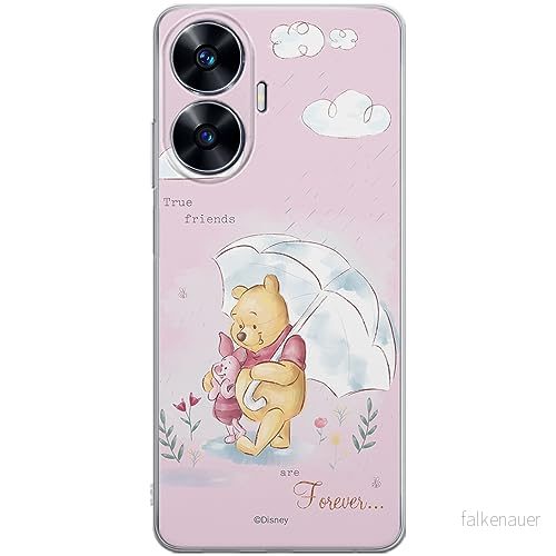 ERT GROUP mobiltelefonfodral för Realme C55 originalt och officiellt licensierat Disney mönster Winnie the Pooh & Friends 009 anpassad till formen på mobiltelefonen, fodral tillverkad av TPU plast 5905511857004