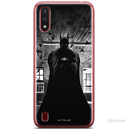 ERT GROUP mobiltelefonfodral för Samsung A01 originalt och officiellt licensierat DC mönster Batman 068 optimalt anpassad till formen på mobiltelefonen, fodral tillverkad av TPU plast 5905131521637