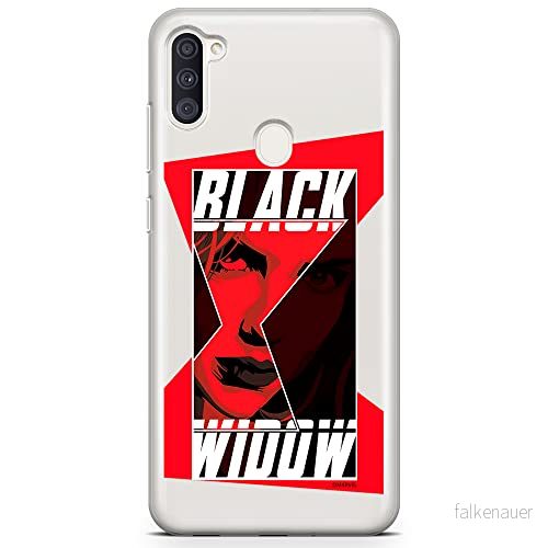 ERT GROUP mobiltelefonfodral för Samsung A03S originalt och officiellt licensierat Marvel mönster Black Widow 012 optimalt anpassad till formen på mobiltelefonen, gedeeltelijk transparant 5904805000652