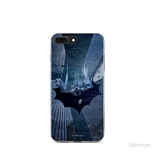 ERT GROUP mobiltelefonfodral för Iphone 7 PLUS/ 8 PLUS originalt och officiellt licensierat DC mönster Batman 071 optimalt anpassad till formen på mobiltelefonen, fodral tillverkad av TPU plast 5905131529718