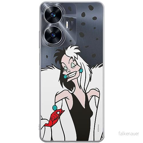 ERT GROUP mobiltelefonfodral för Realme C55 originalt och officiellt licensierat Disney mönster Cruella 004 optimalt anpassad till formen på mobiltelefonen, gedeeltelijk transparant 5905511873875