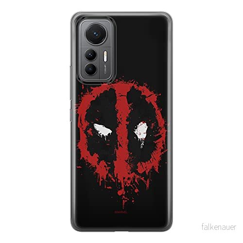 ERT GROUP mobiltelefonfodral för Xiaomi 12 LITE originalt och officiellt licensierat Marvel mönster Deadpool 013 optimalt anpassad till formen på mobiltelefonen, fodral tillverkad av TPU plast 5905511502577