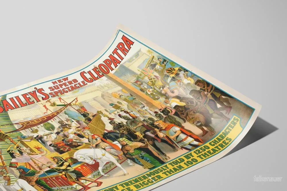 Vintageposter Barnum & Bailey’s New Superb Spectacle Cleopatra - Bild 2