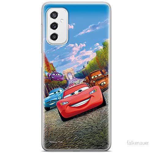 ERT GROUP mobiltelefonfodral för Samsung M52 5G originalt och officiellt licensierat Disney mönster Cars 001 optimalt anpassad till formen på mobiltelefonen, fodral tillverkad av TPU plast 5904805485442