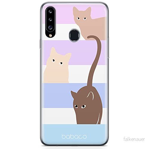 ERT GROUP mobiltelefonfodral för Samsung A20S originalt och officiellt licensierat Babaco mönster Cats 014 optimalt anpassad till formen på mobiltelefonen, fodral tillverkad av TPU plast 5905131095640
