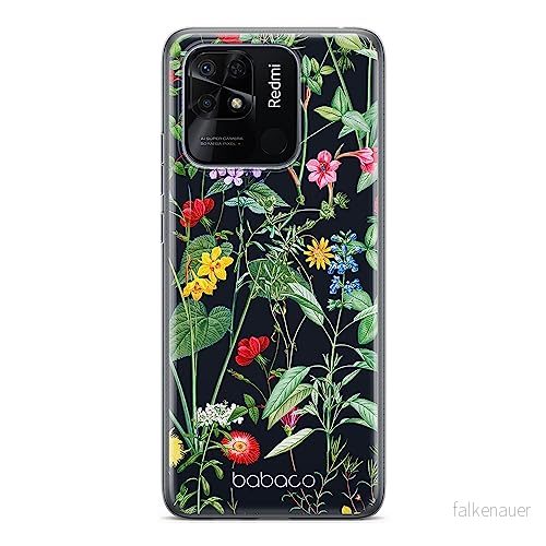 ERT GROUP mobiltelefonfodral för Xiaomi REDMI 10C originalt och officiellt licensierat Babaco mönster Flowers 041 optimalt anpassad till formen på mobiltelefonen, fodral tillverkad av TPU plast 5905511548445