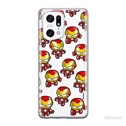 ERT GROUP mobiltelefonfodral för Oppo FIND X5 PRO originalt och officiellt licensierat Marvel mönster Iron Man 031 optimalt anpassad till formen på mobiltelefonen, fodral tillverkad av TPU plast 5905511409029