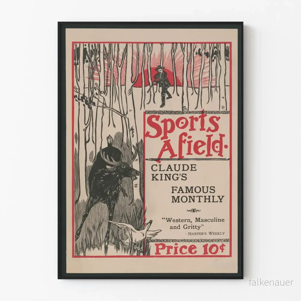 Vintage sportposter för väggdekoration