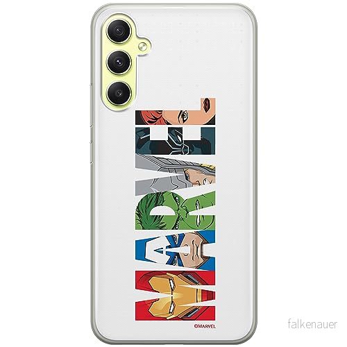 ERT GROUP mobiltelefonfodral för Samsung A34 5G originalt och officiellt licensierat Marvel mönster 011 optimalt anpassad till formen på mobiltelefonen, fodral tillverkad av TPU plast 5905511783334