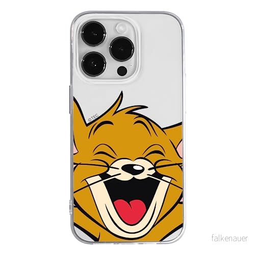 ERT GROUP mobiltelefonfodral för Apple Iphone 14 PRO MAX originalt och officiellt licensierat Tom and Jerry mönster 003 optimalt anpassad till formen på mobiltelefonen, gedeeltelijk transparant 5905131932464