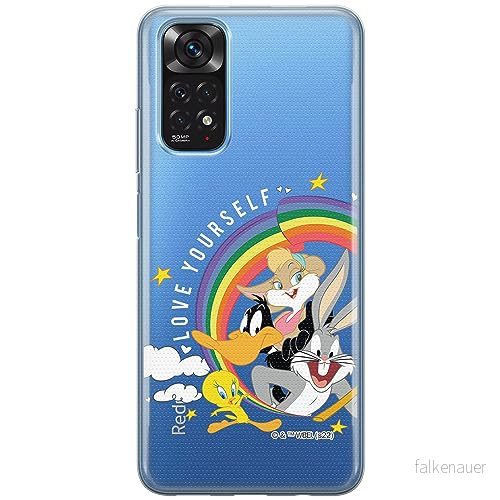 ERT GROUP mobiltelefonfodral för Xiaomi REDMI NOTE 11T/ 11S 5G/ POCO M4 PRO 5G originalt och officiellt licensierat Looney Tunes mönster 016, gedeeltelijk transparant 5905511998790