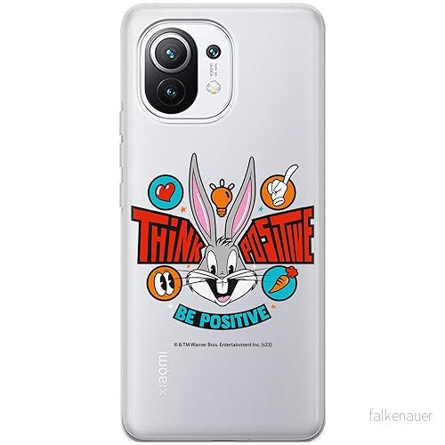 ERT GROUP mobiltelefonfodral för Xiaomi 11 originalt och officiellt licensierat Looney Tunes mönster Bugs 020 optimalt anpassad till formen på mobiltelefonen, gedeeltelijk transparant 5905795083991