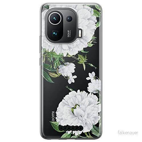 ERT GROUP mobiltelefonfodral för Xiaomi MI 11 PRO originalt och officiellt licensierat Babaco mönster Flowers 047 optimalt anpassad till formen på mobiltelefonen, gedeeltelijk transparant 5905131333919