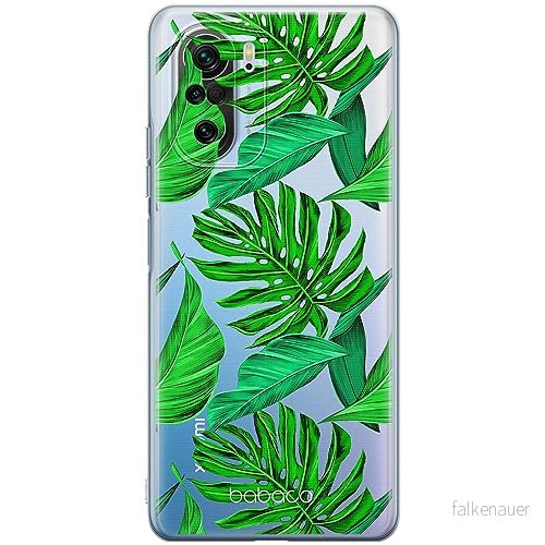 ERT GROUP mobiltelefonfodral för Xiaomi MI 11i/ REDMI K40/K40 PRO/POCO F3/ F3 PRO originalt och officiellt licensierat Babaco mönster Plants 006, gedeeltelijk transparant 5905511880279