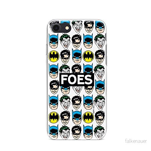 ERT GROUP mobiltelefonfodral för Iphone 7/8/ SE 2/ 3 originalt och officiellt licensierat DC mönster Batman 078 optimalt anpassad till formen på mobiltelefonen, gedeeltelijk transparant 5905131499400