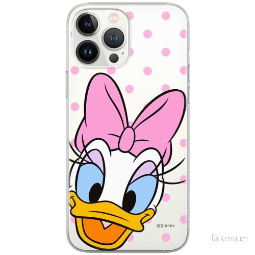 ERT GROUP mobiltelefonfodral för Iphone 13 PRO originalt och officiellt licensierat Disney mönster Daisy 004 Vit optimalt anpassad till formen på mobiltelefonen, gedeeltelijk transparant 5903932852301