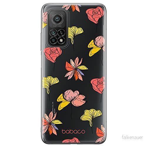 ERT GROUP mobiltelefonfodral för Xiaomi Redmi Note 11T 5G/11S 5G/POCO M4 Pro 5G originalt och officiellt licensierat Babaco mönster Flowers 012, gedeeltelijk transparant 5904805626777