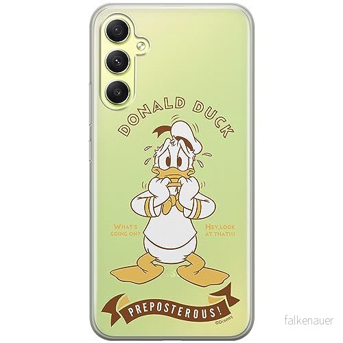 ERT GROUP mobiltelefonfodral för Samsung A34 5G originalt och officiellt licensierat Disney mönster Donald 004 optimalt anpassad till formen på mobiltelefonen, gedeeltelijk transparant 5905511790141