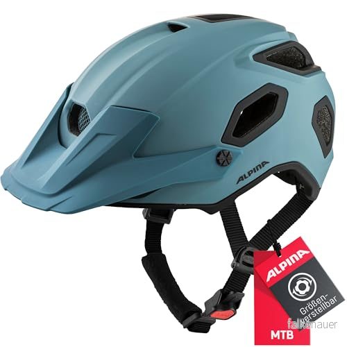 ALPINA Unisex Vuxna, COMOX Cykelhjälm, dirt blue matt, 57 62 cm 4003692302649