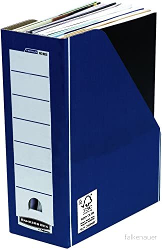 Bankers Box by Fellowes Premium tidskriftssamlare blå/vit 43859530434