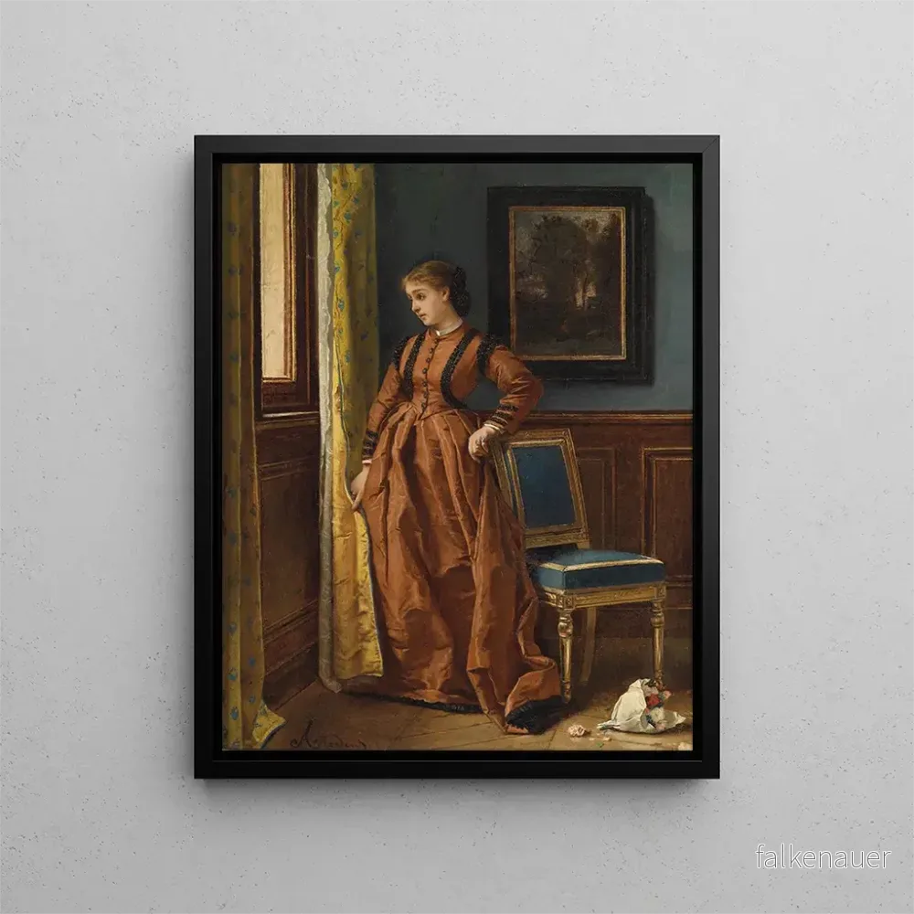 Målning Déjà - Alfred Stevens | Konsttryck