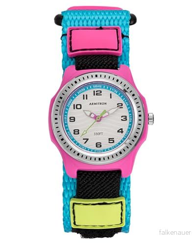 Armitron lättläst sportklocka för barn med nylonarmband, 27/1001, Blå 86702740451