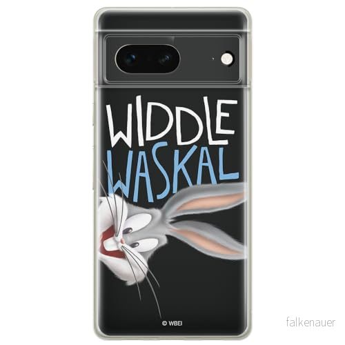 ERT GROUP mobiltelefonfodral för Google PIXEL 7 originalt och officiellt licensierat Looney Tunes mönster Bugs 004 optimalt anpassad till formen på mobiltelefonen, fodral tillverkad av TPU plast 5905795158484