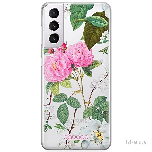 ERT GROUP mobiltelefonfodral för Samsung S21 originalt och officiellt licensierat Babaco mönster Flowers 037 optimalt anpassad till formen på mobiltelefonen, gedeeltelijk transparant 5905131299413