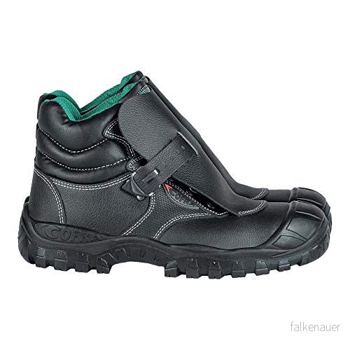 Cofra TA090 000.W47 svetsskor, "Marte", storlek 12, svart EN säkerhetscertifierad 8023796445192