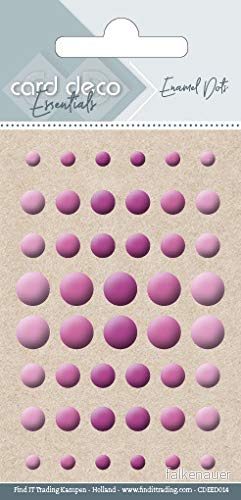 Card Deco Essentials emaljprickar rosa 3 pack 8718715076051